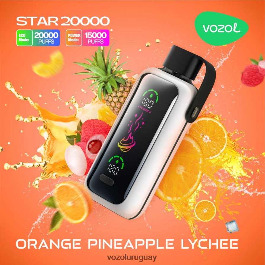 Vozol Vape Store lichi de piña naranja 2PNZP415 VOZOL STAR 20000