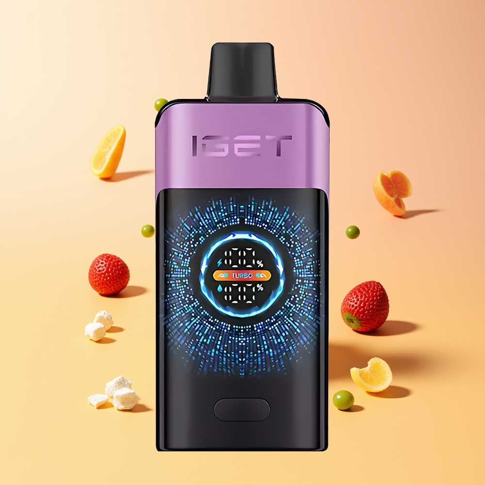 IGET ONE 12000 Chupa Chups Uva Pantalla Curva Grande