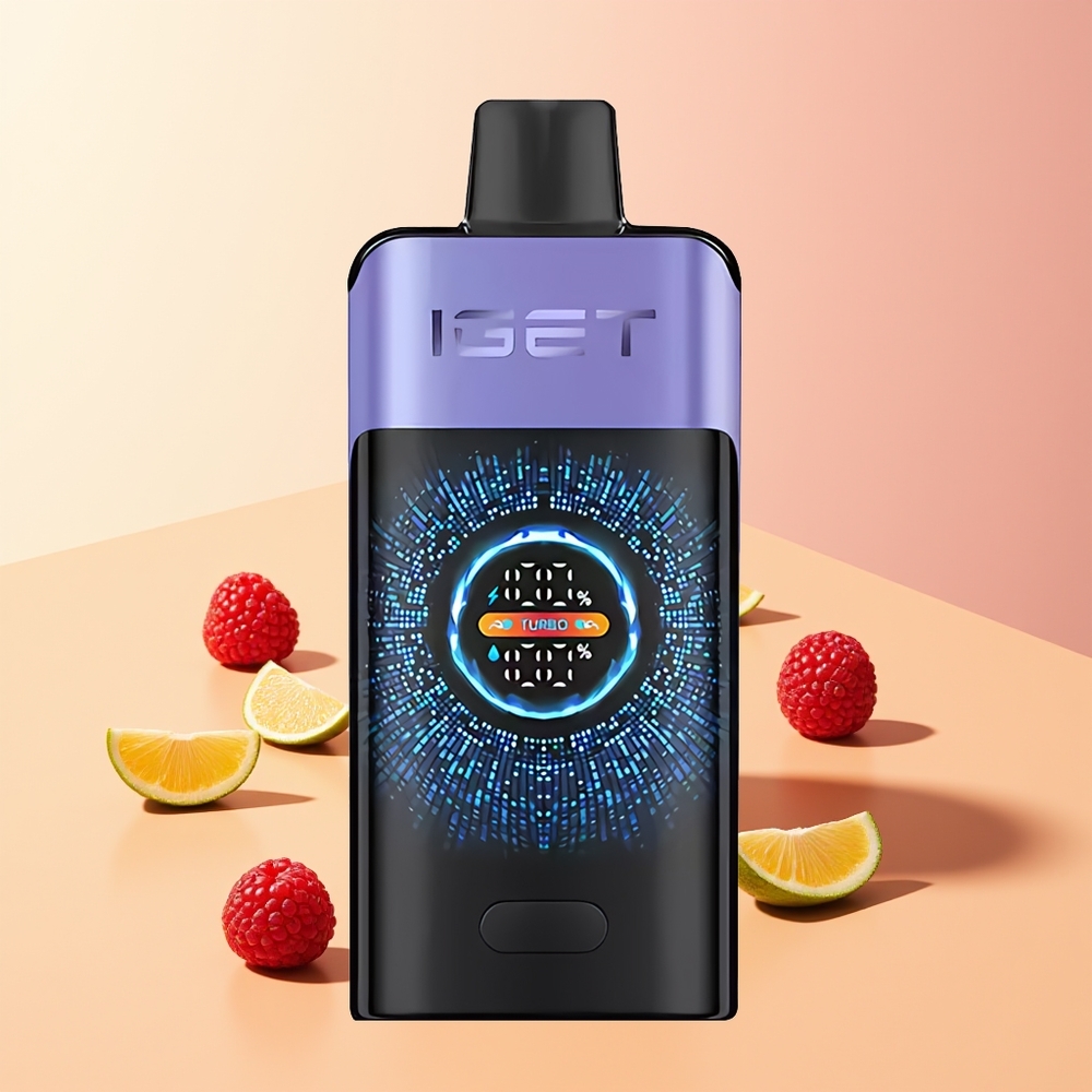 IGET ONE 12000 Frambuesa Uva Hielo Pantalla Curva Grande