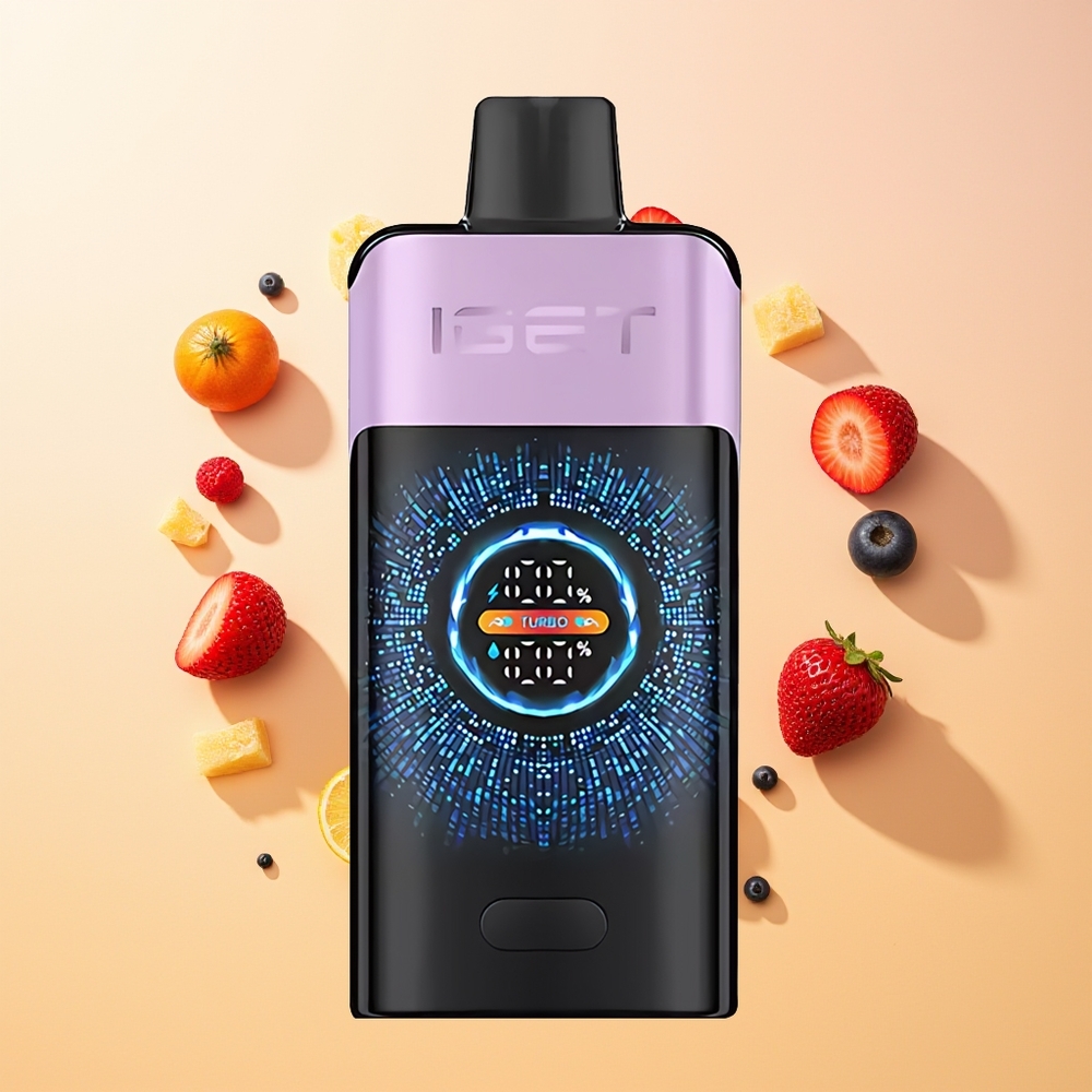 IGET ONE 12000 Helado de Frutas del Bosque con Pantalla Curva Grande