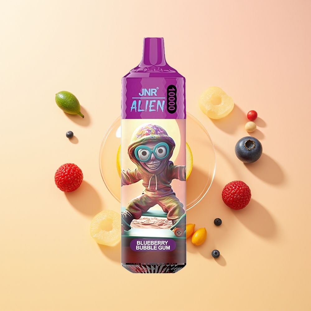 JNR Alien 10000 Chicle de Arándano con Carga Rápida Tipo-C