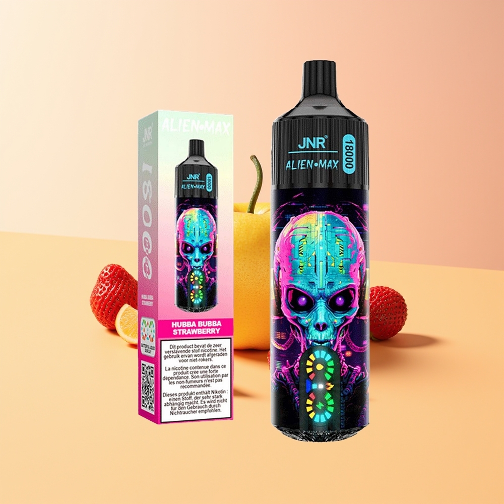 JNR Alien Max 18000 Chicle de Fresa Doble Malla