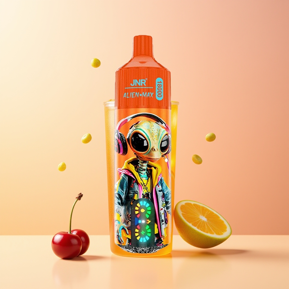 JNR Alien Max 18000 Cola Cereza Efervescente con Carga Rápida Tipo-C