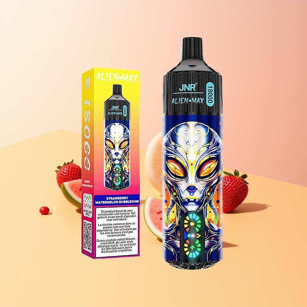 JNR Alien Max 18000 Fresa Sandía Chicle con Doble Malla