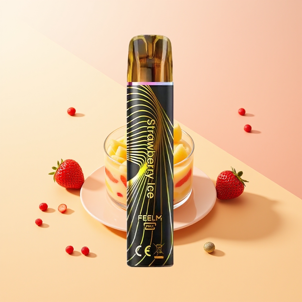 JNR Black&Golden 600+200 Helado de Fresa 550mAh