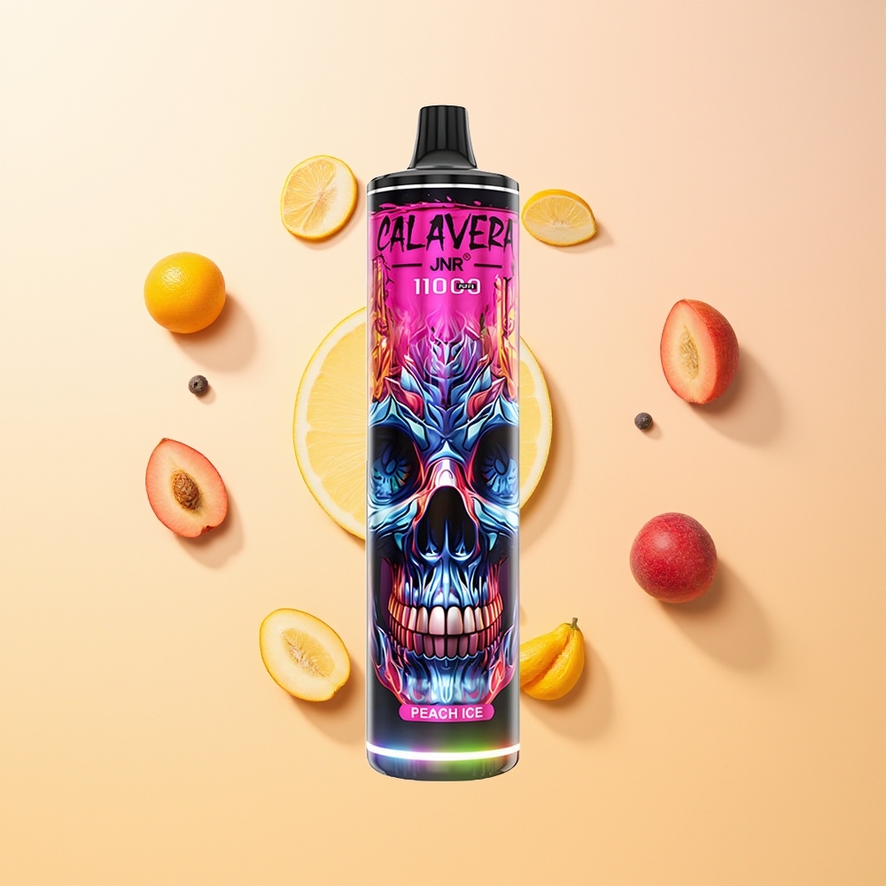 JNR Calavera 11000 Melocotón Hielo con Carga Tipo-C