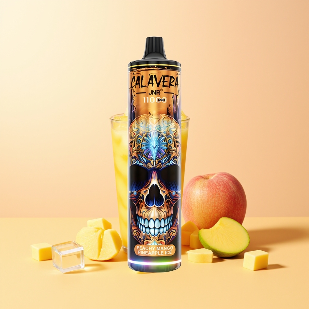 JNR Calavera 11000 Piña Mango Durazno Hielo con Carga Tipo-C