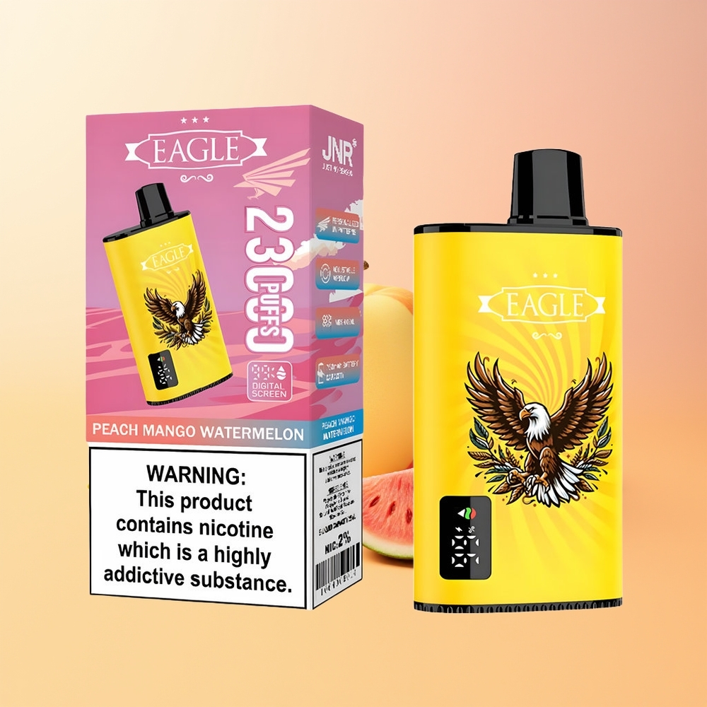 JNR EAGLE Smart 23000 Agua de Melocotón Mango Sandía con Pantalla Digital
