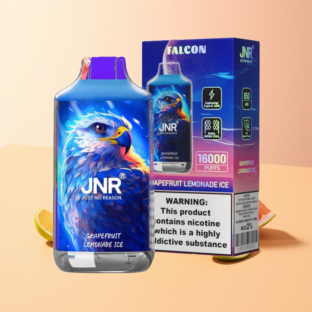JNR Falcon 16000 Toronja Limonada Helada con 22ml de Líquido
