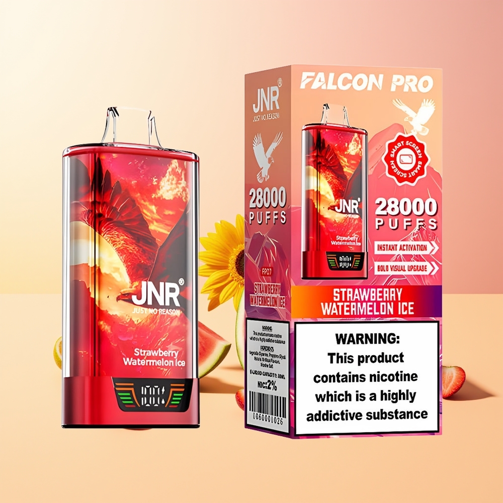 JNR Falcon Pro 28000 Fresa Sandía Hielo con Dual Malla