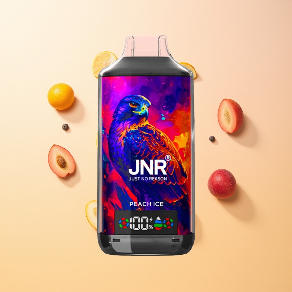 JNR Falcon X 18000 Melocotón Hielo 24ml Doble Malla