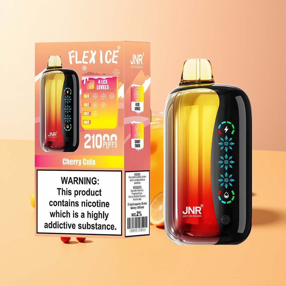 JNR Flex Ice 21000 Cherry Cola Dual Mesh Hielo Ajustable