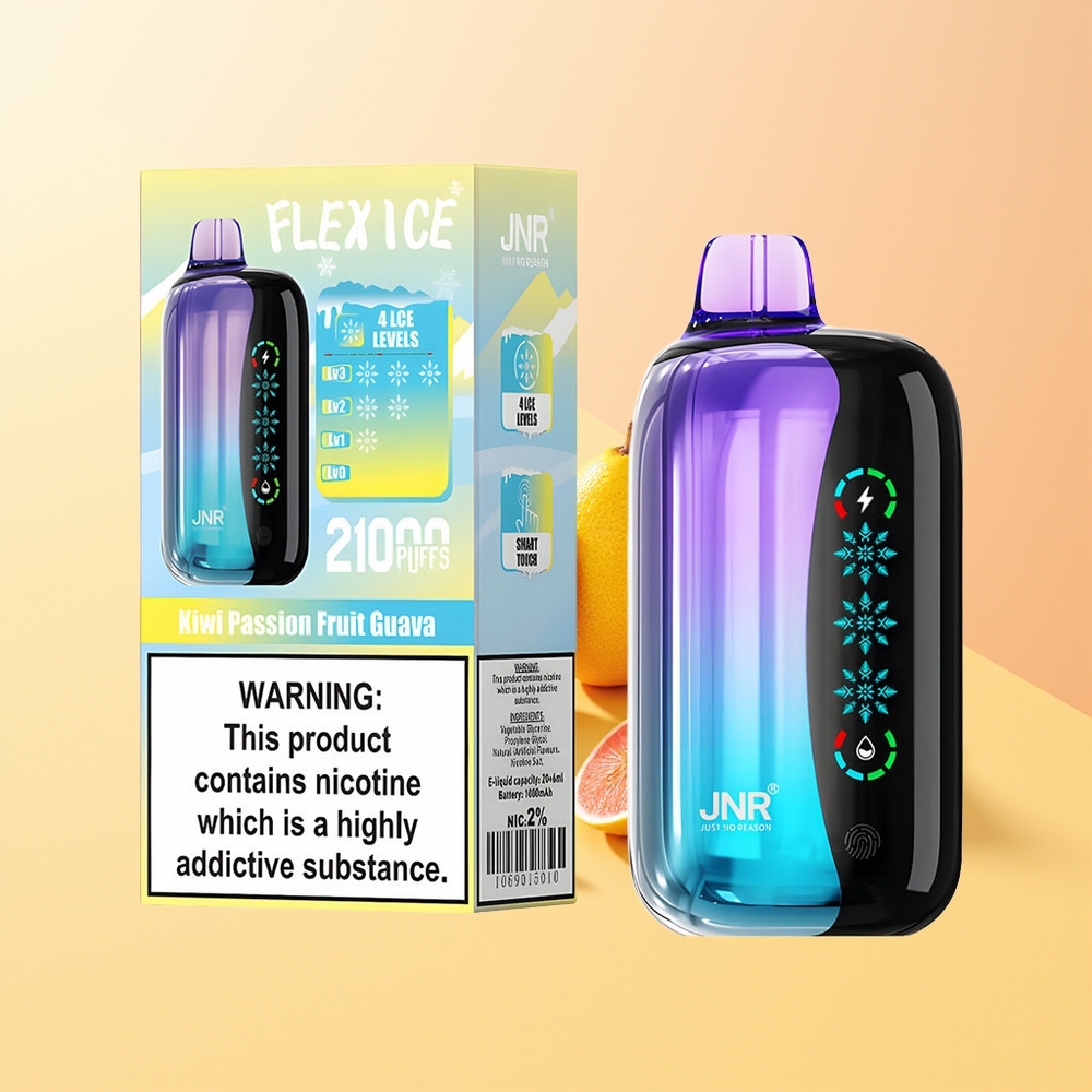 JNR Flex Ice 21000 Pasión Frutal de Kiwi y Guayaba con Aire Ajustable