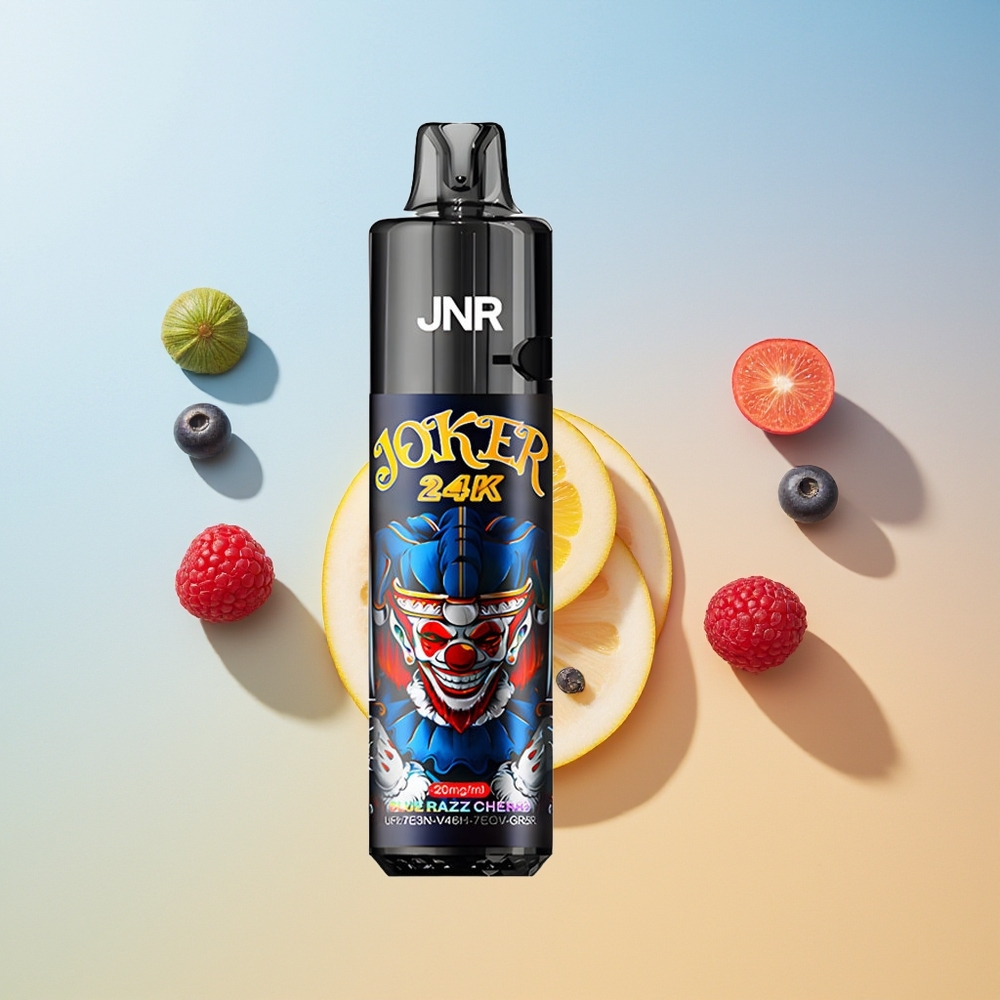 JNR Joker 24K Cereza Frambuesa Azul con Recargable Lateral