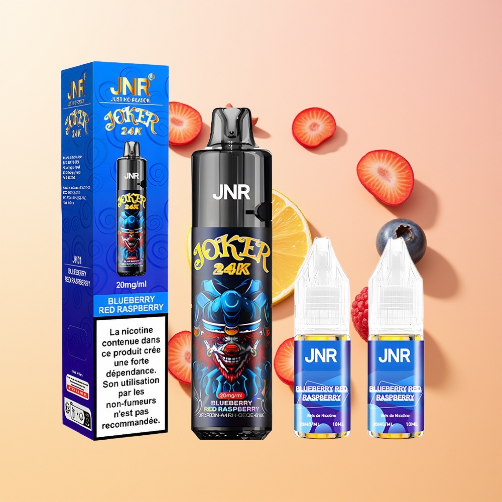 JNR Joker 24K Frambuesa Roja Arándano Azul con Batería 800mAh