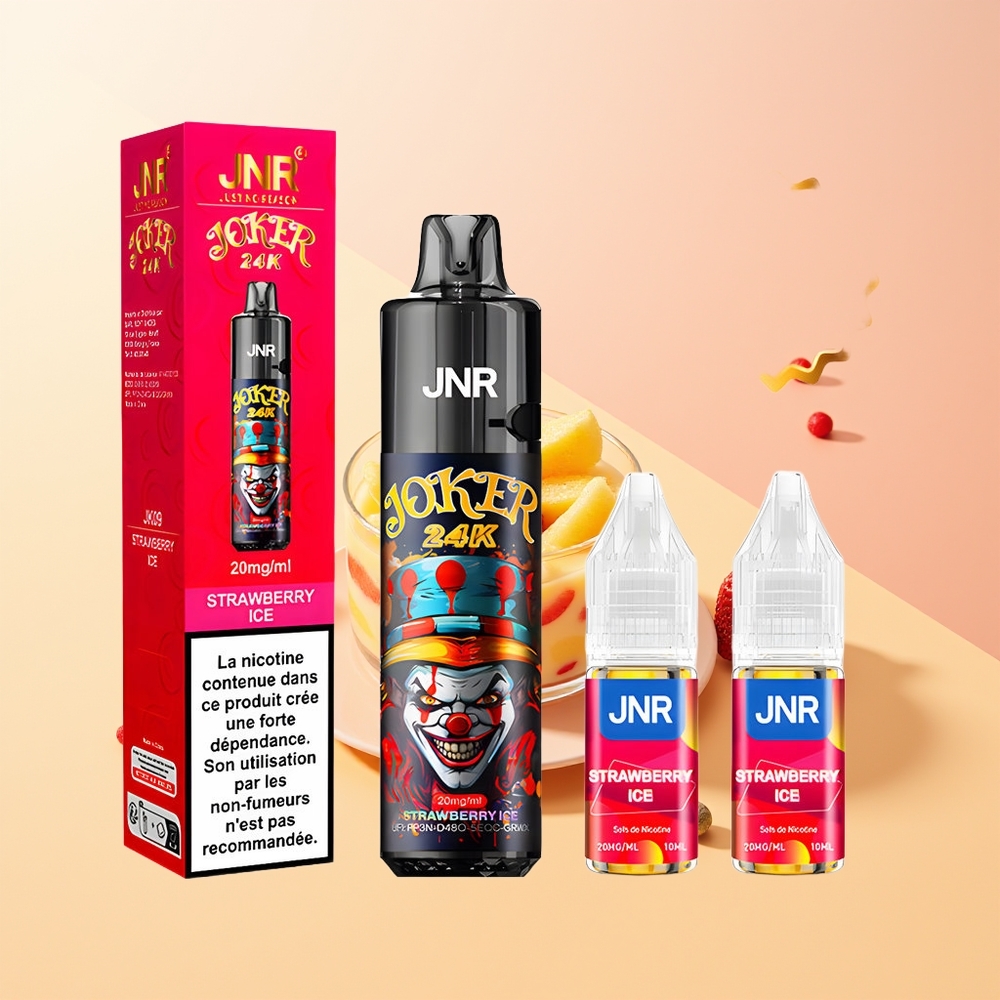 JNR Joker 24K Helado de Fresa con 2% de Nicotina