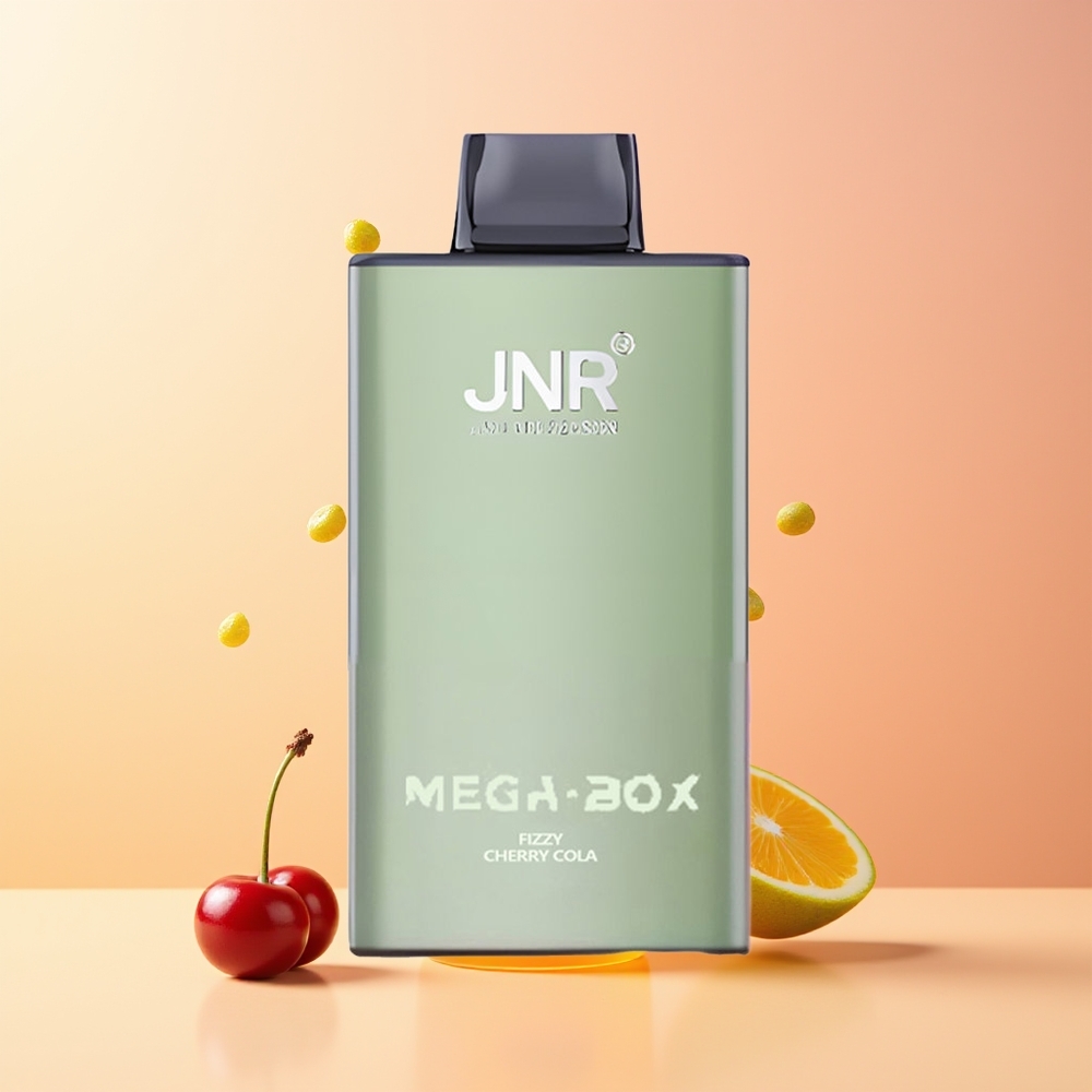 JNR Mega Box 25000 Cola Cereza Efervescente con Carga Rápida Tipo-C