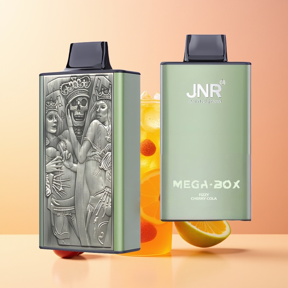 JNR Mega Box 25000 Cola Cereza Efervescente con Carga Rápida Tipo-C