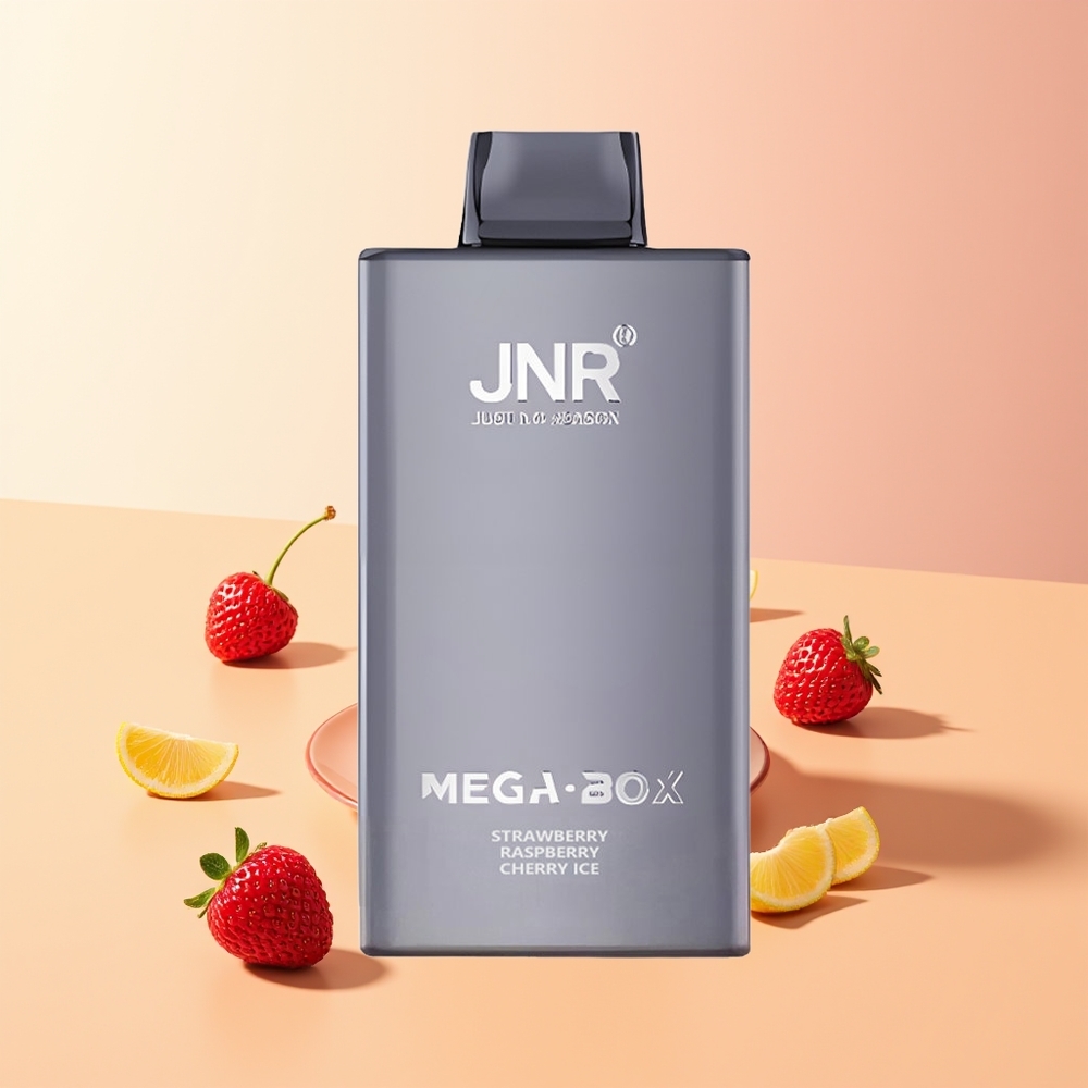 JNR Mega Box 25000 Helado de Fresa Frambuesa Cereza con Carga Rápida Tipo-C