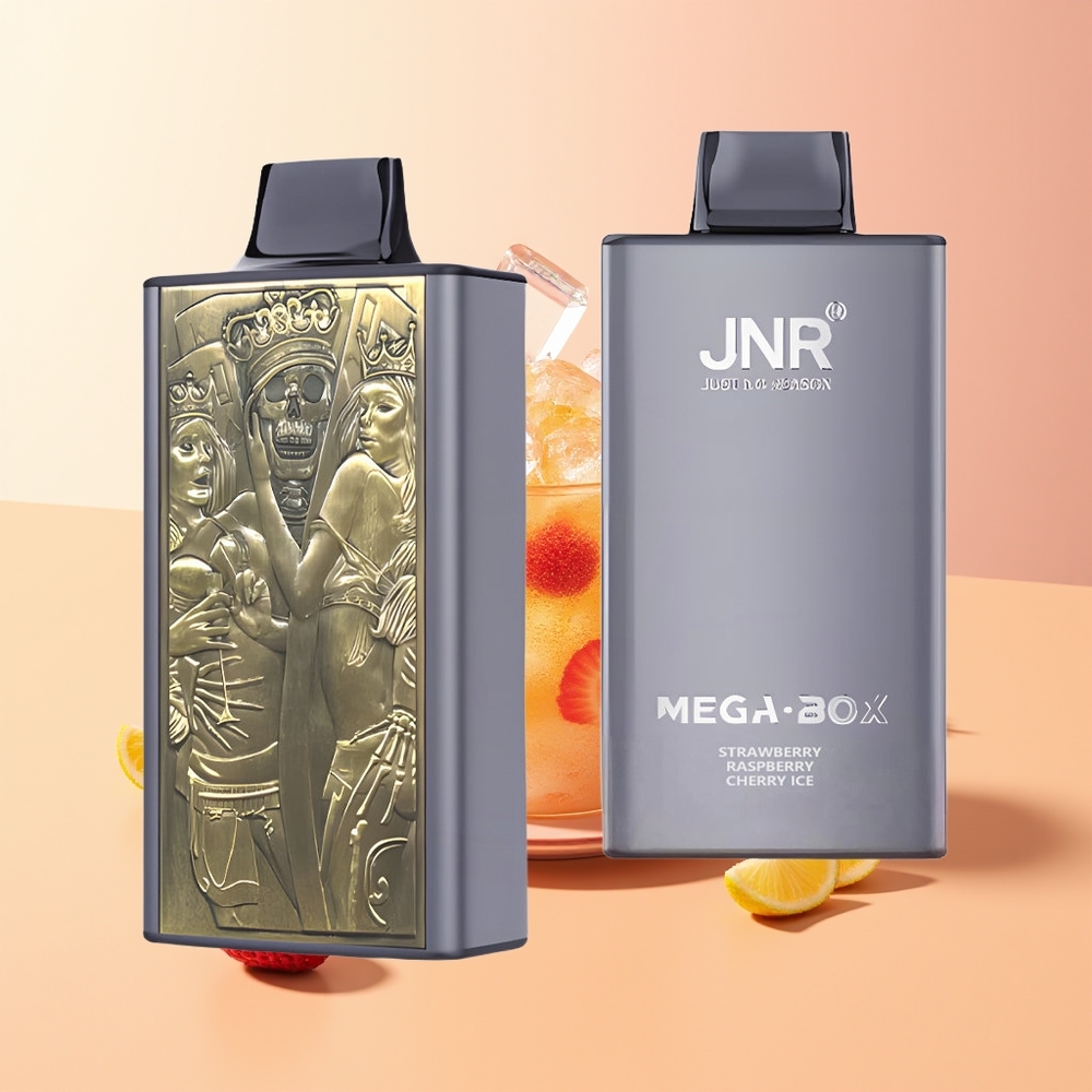 JNR Mega Box 25000 Helado de Fresa Frambuesa Cereza con Carga Rápida Tipo-C