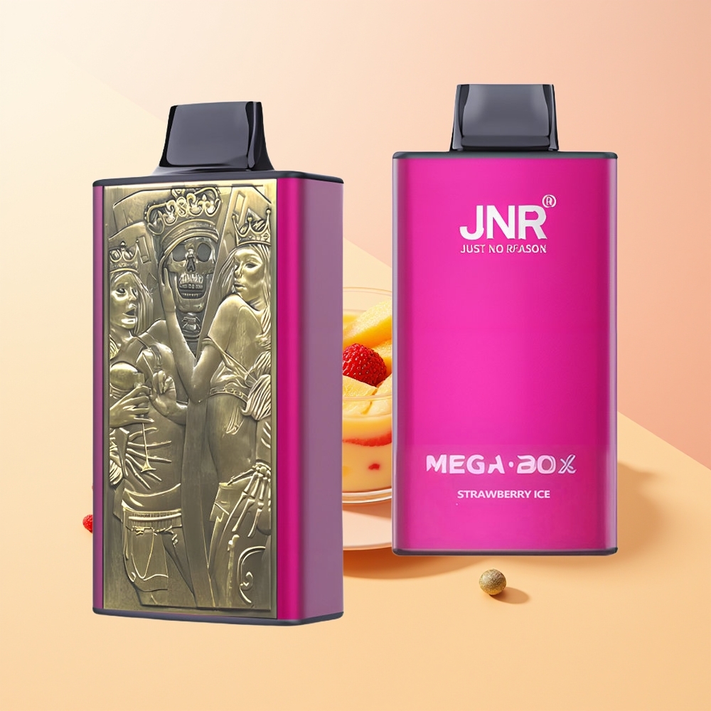 JNR Mega Box 25000 Helado de Fresa con Doble Malla