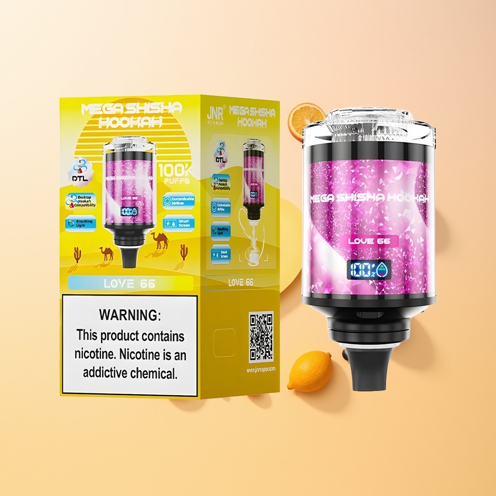 JNR Mega Shisha Hookah 100K Amor 66 Pantalla Inteligente Interactiva