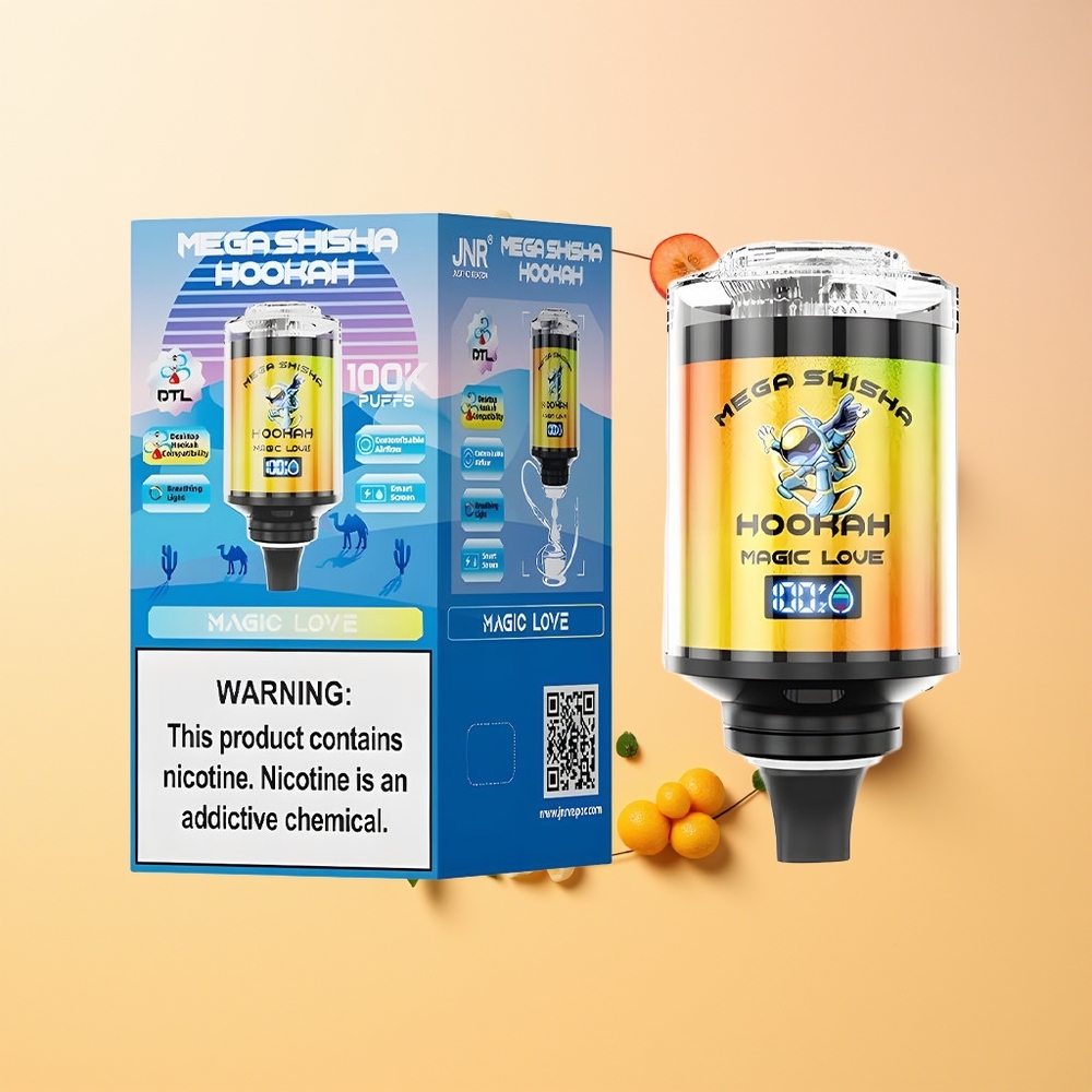 JNR Mega Shisha Hookah 100K Amor Mágico 2200mAh