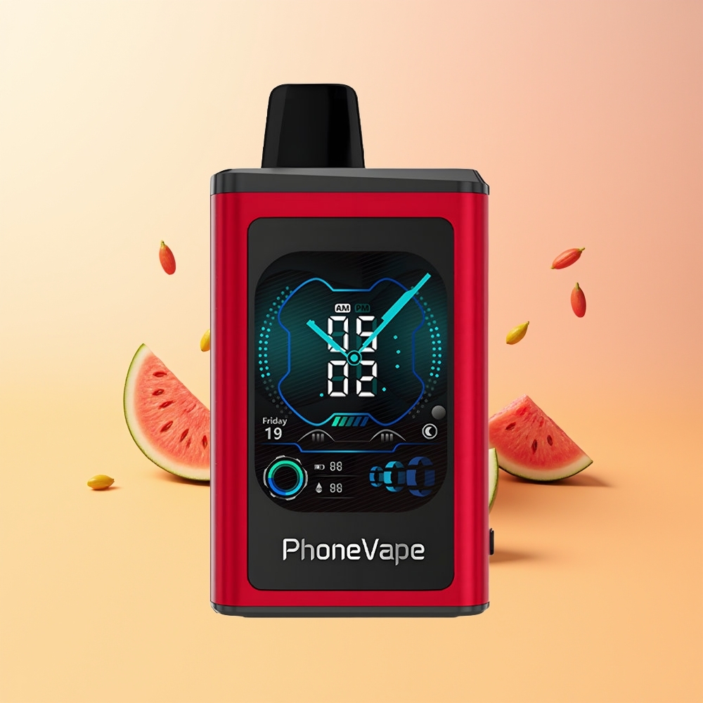 JNR PhoneVape 30000 Melocotón Mango Sandía con Pantalla Completa