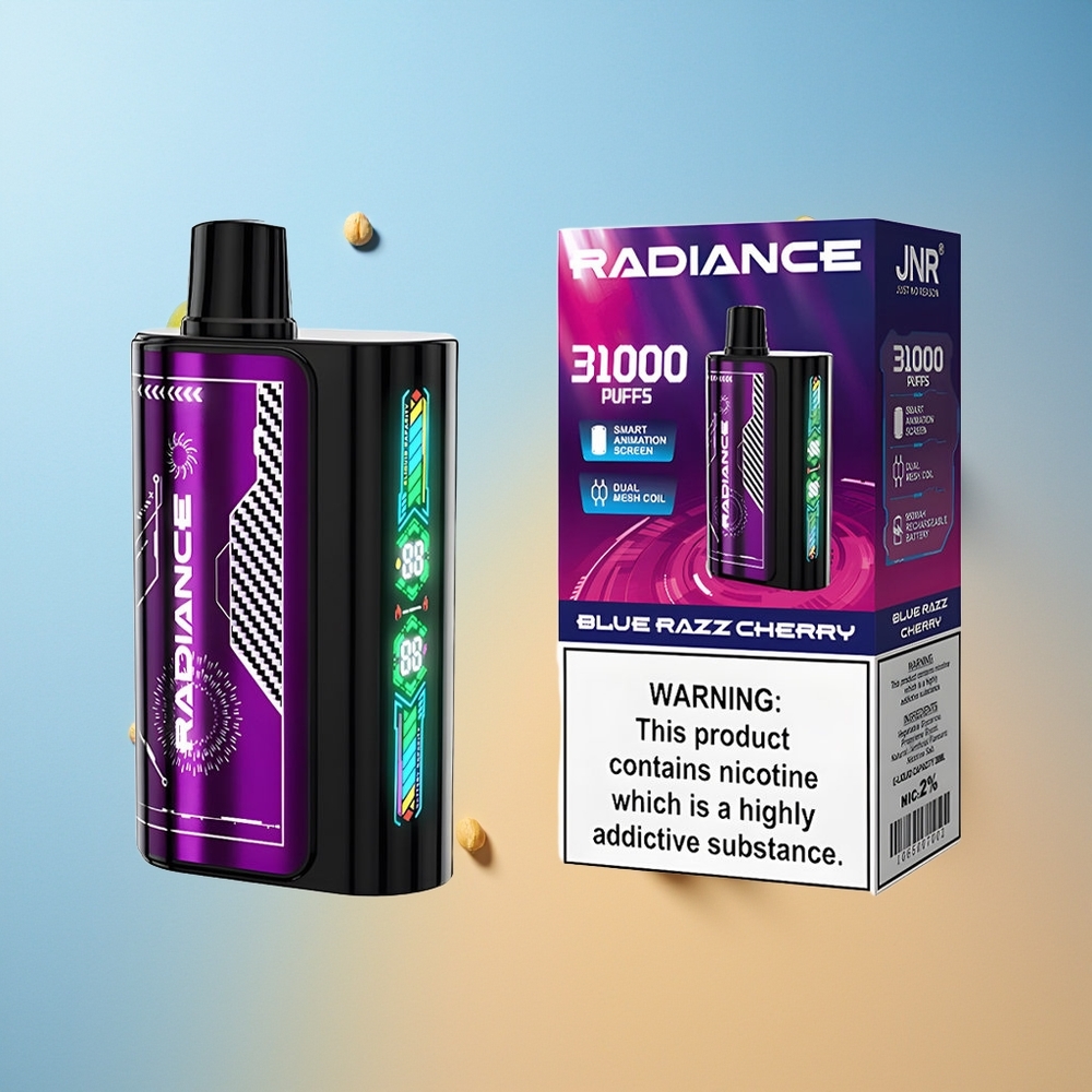 JNR Radiance 31000 Cereza Frambuesa Azul con Pantalla Inteligente