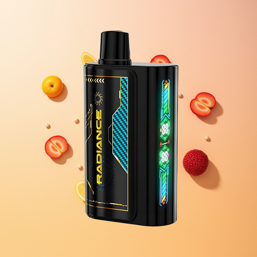 JNR Radiance 31000 Cola Cereza Efervescente con Pantalla Animada Inteligente