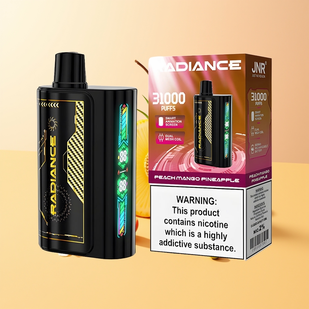 JNR Radiance 31000 Durazno Mango Piña con Pantalla Inteligente