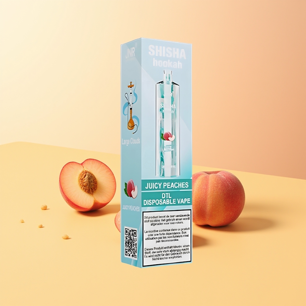 JNR Shisha Hookah 12000 Melocotones Jugosos de 24ml