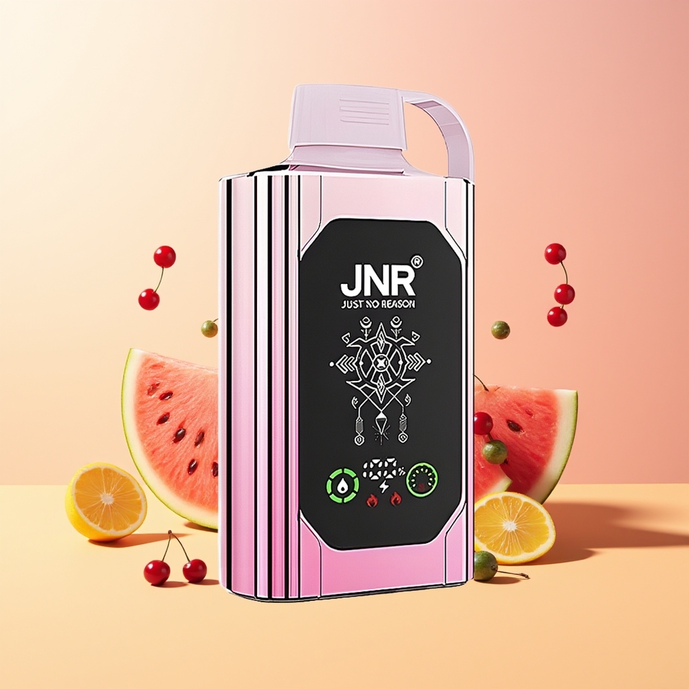 JNR Shisha Hookah Box 20500 Cereza Sandía Helada con Carga Rápida Tipo-C