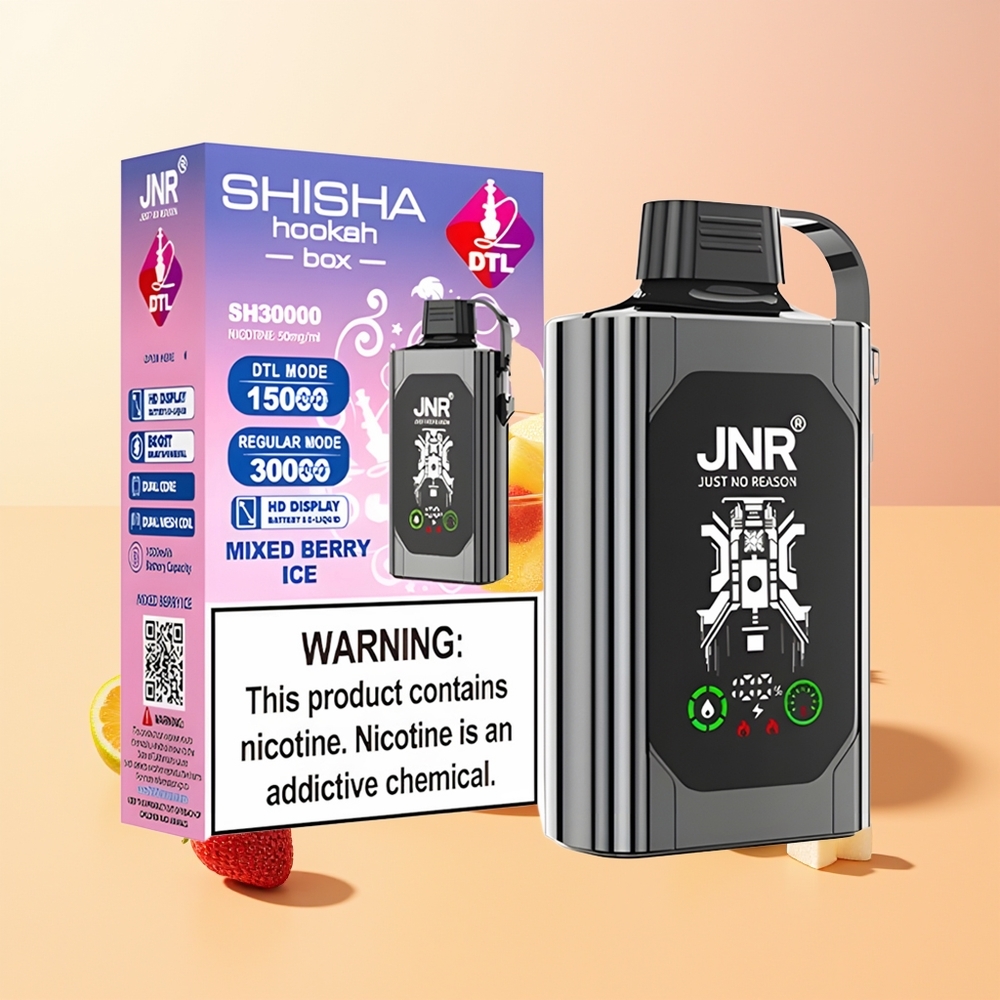 JNR Shisha Hookah Box 20500 Helado de Frutas Mixtas con Doble Malla