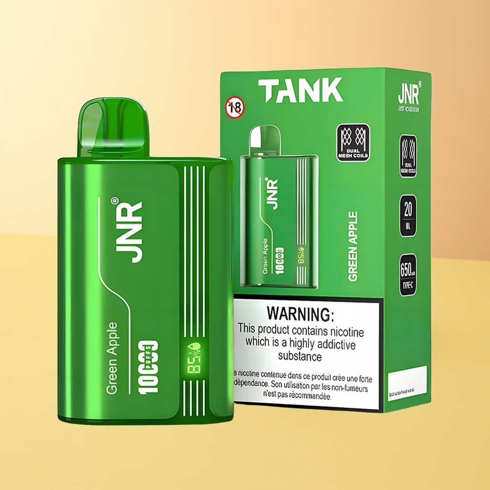 JNR Tank 10000 Manzana Verde Durazno Pera con Pantalla Digital