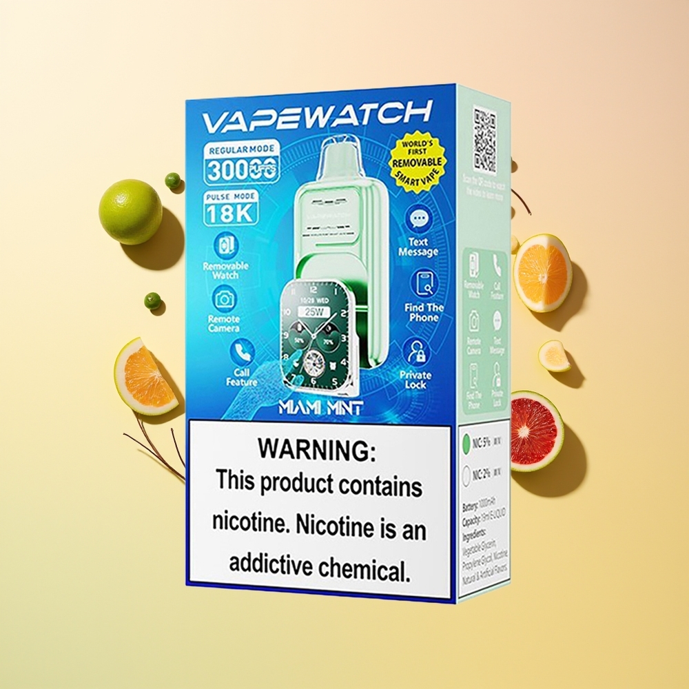 JNR VapeWatch 30000 Menta de Miami Dual Mesh 19mL