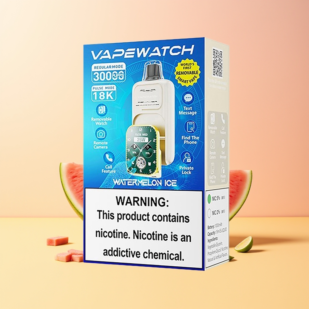JNR VapeWatch 30000 Sandía Hielo con Doble Malla