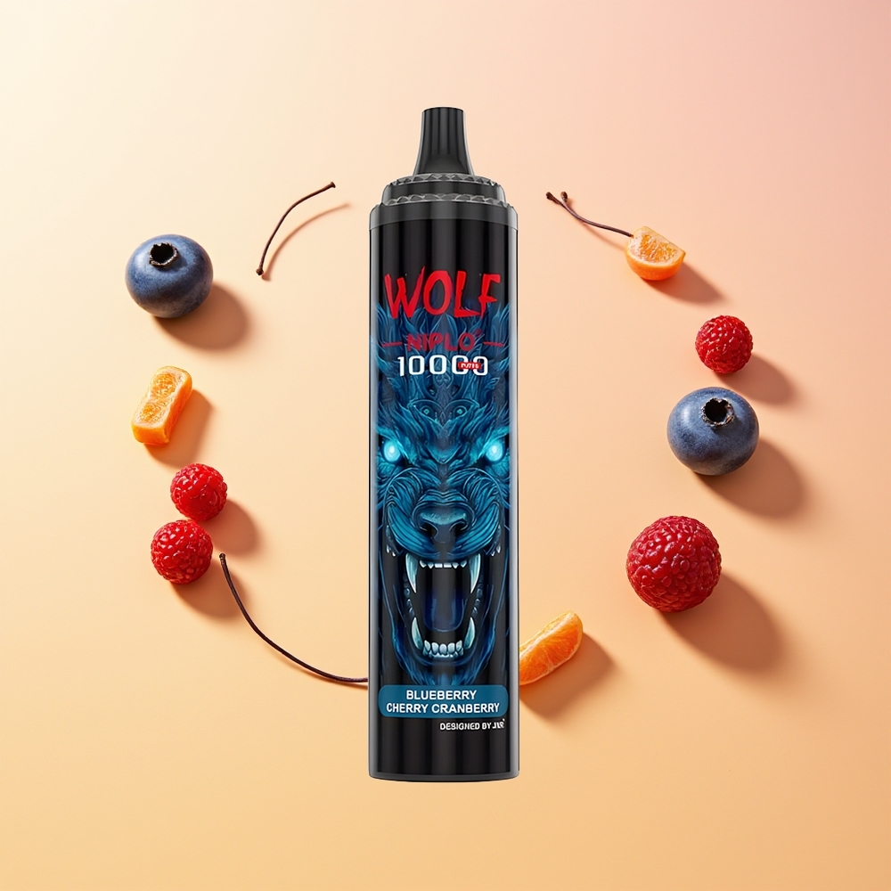 JNR Wolf Niplo 10000 Arándano Cereza Blueberry Tipo-C 20ml