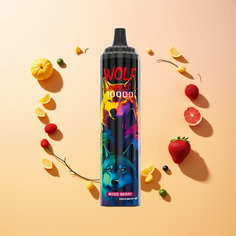 JNR Wolf Niplo 10000 Bayas Mixtas Tipo-C Carga Rápida 20ml