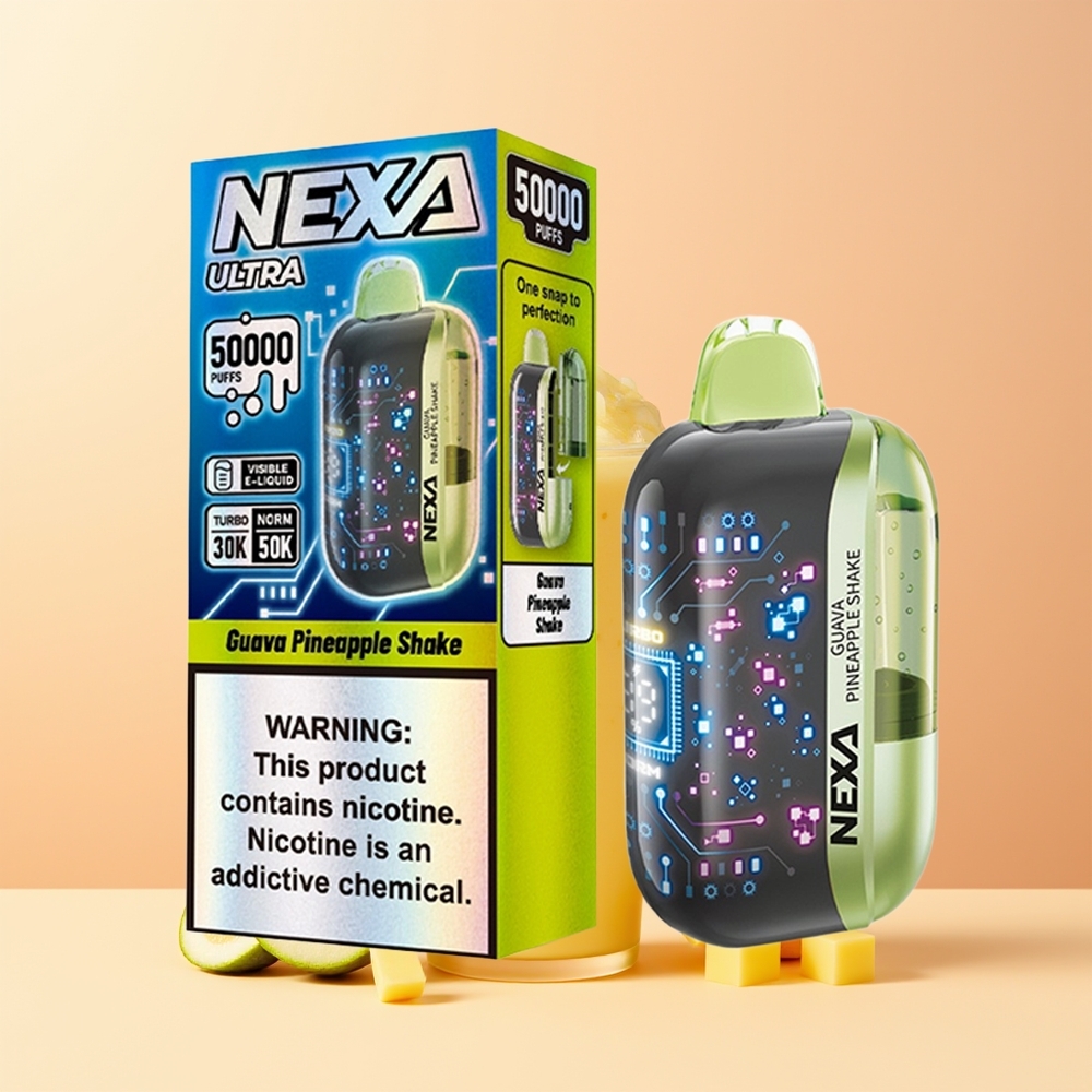 NEXA Ultra 50000 Batido de Guayaba y Piña con Pantalla 3D