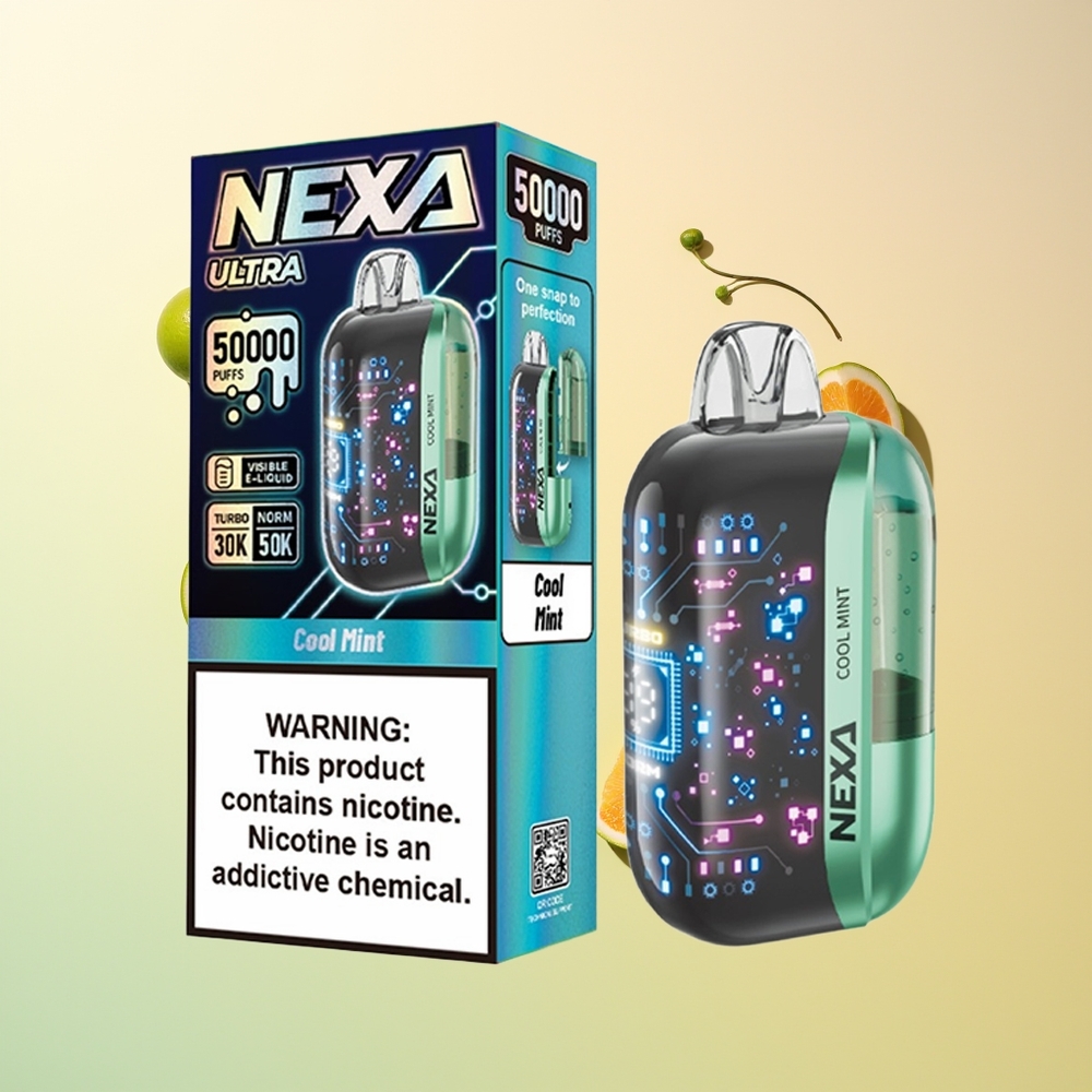 NEXA Ultra 50000 Menta Fresca Pantalla Curva 3D