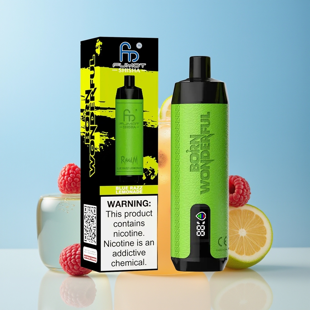 RandM Fumot Shisha 10000 Limón Azul LED