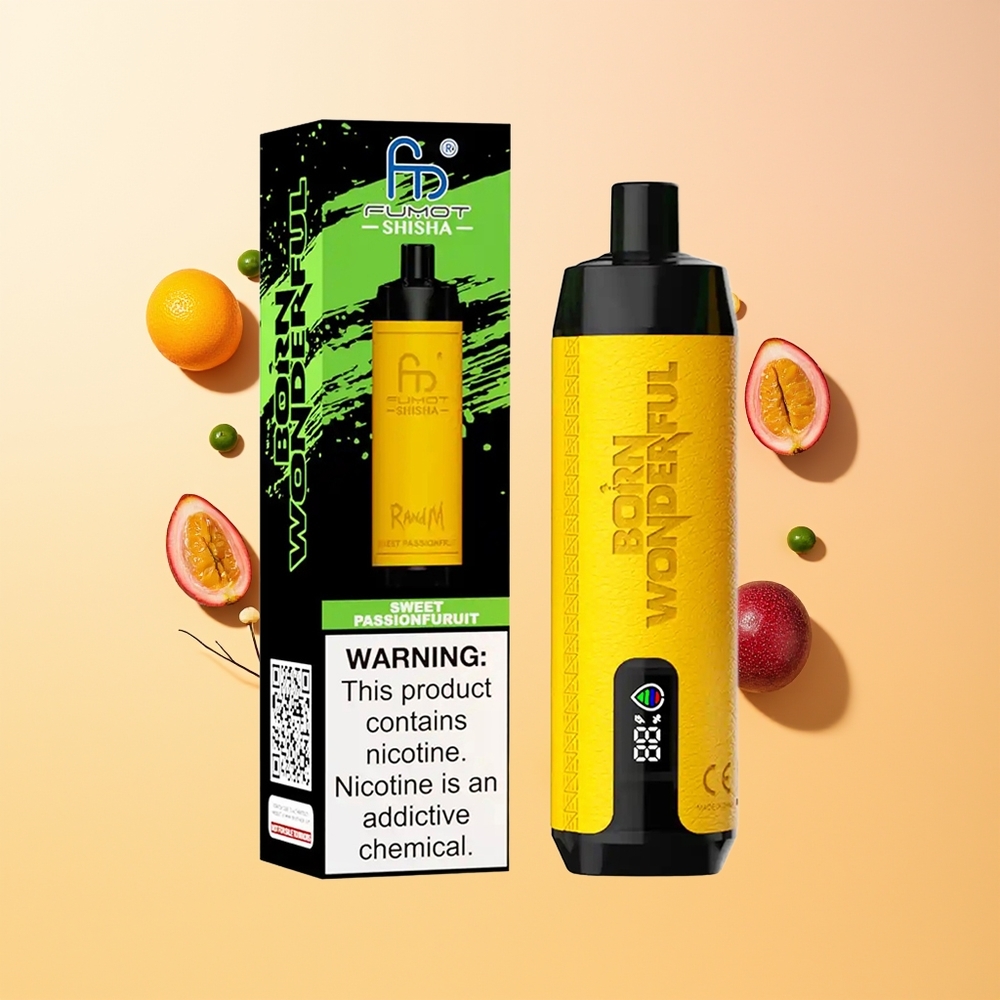 RandM Fumot Shisha 10000 Pasión Frutal Dulce con Batería 850 mAh