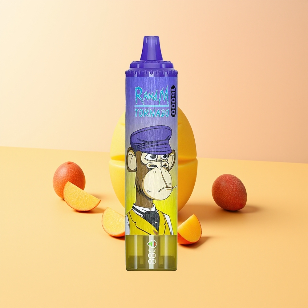 RandM Fumot Tornado 15000 Mango en Hielo con Malla de 0.9 Ohm