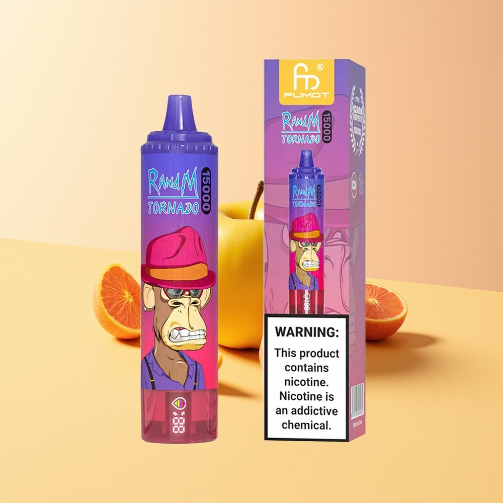 RandM Fumot Tornado 15000 Manzana Ácida 25ml
