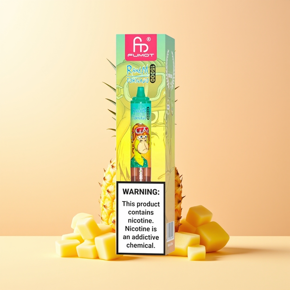 RandM Fumot Tornado 15000 Piña Helada con Pantalla LCD
