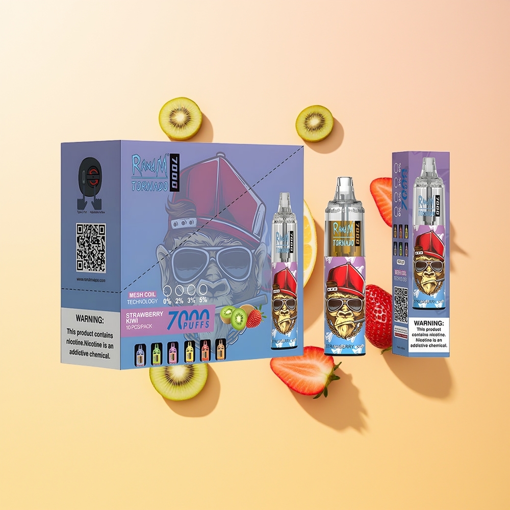 RandM Fumot Tornado 7000 Fresa Kiwi Tipo-C