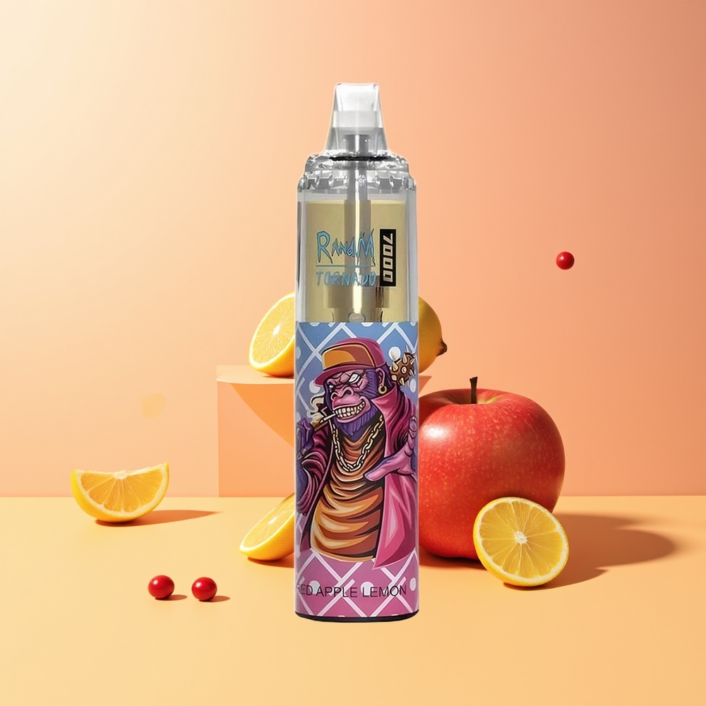 RandM Fumot Tornado 7000 Manzana Roja Limón Tipo-C