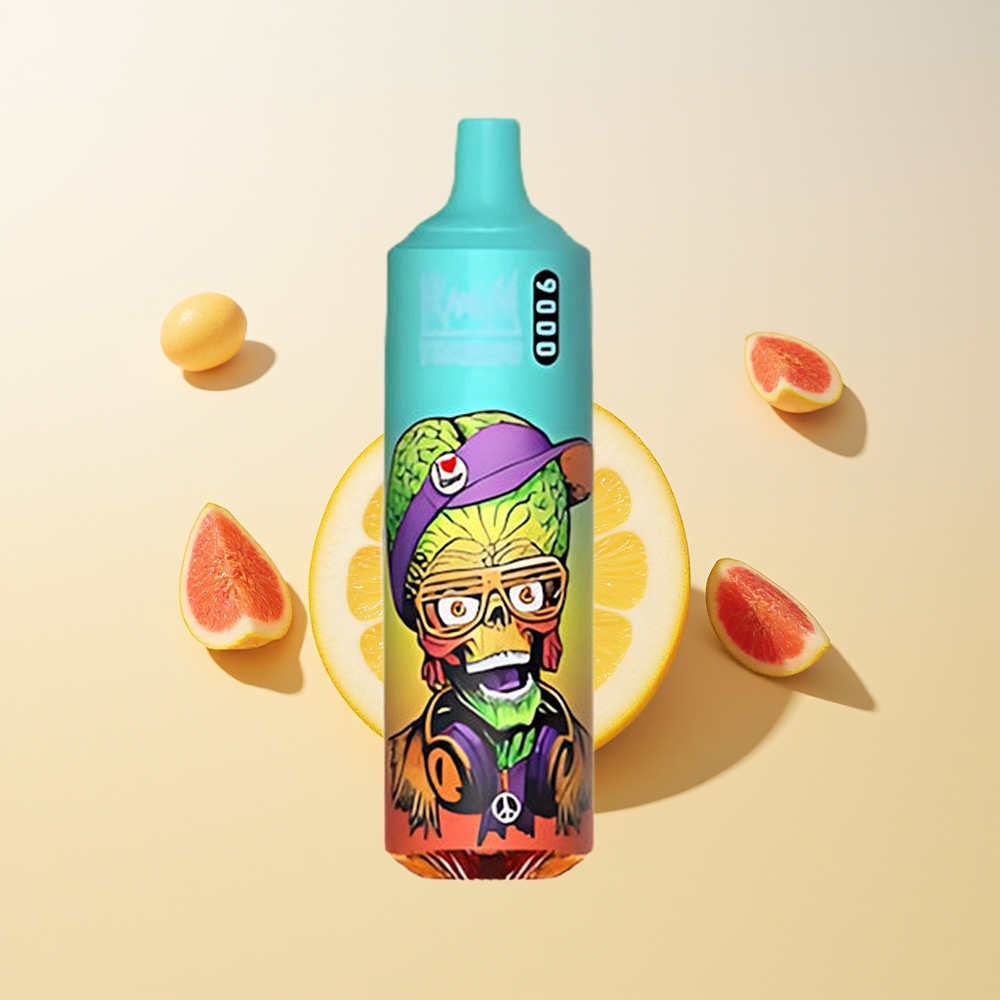 RandM Fumot Tornado 9000 Heladizo Azul Delicioso con Bobina de Malla