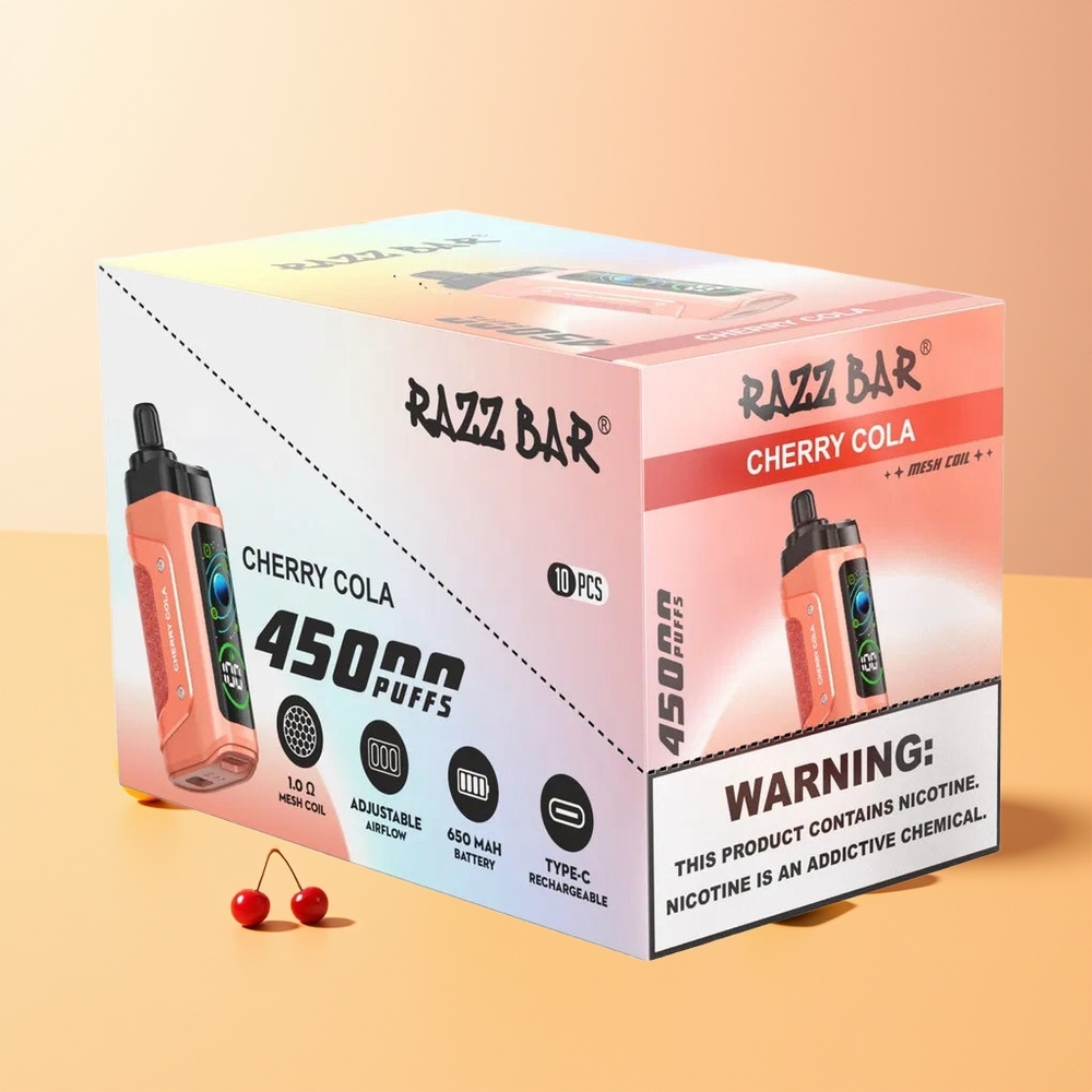 Razz Bar 45000 Cola Cereza con Batería Recargable